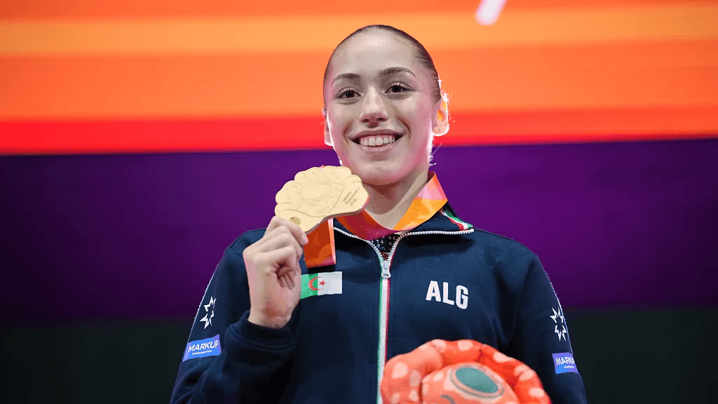 Algeria’s Kaylia Nemour Shines for Africa — Wins World Gymnastics Gold After Olympic Triumph