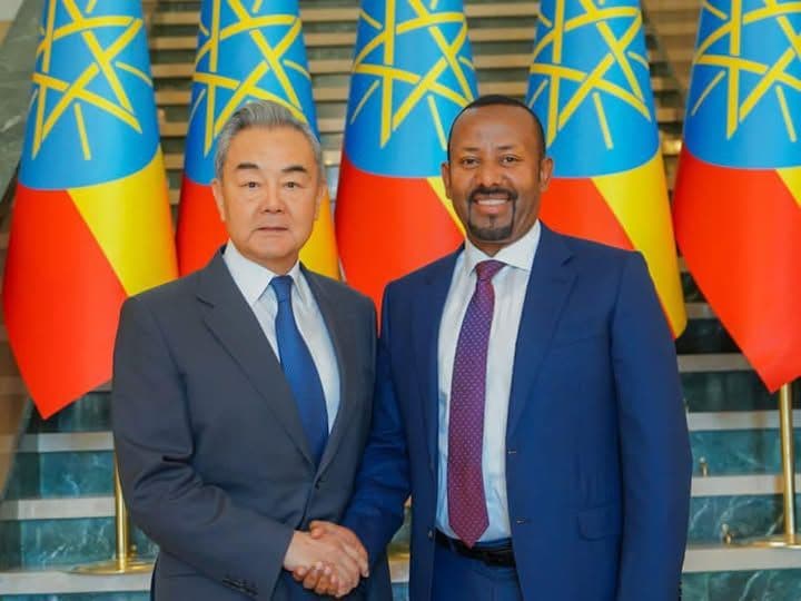 Ethiopia’s PM Abiy Receives Chinese Foreign Minister Wang Yi