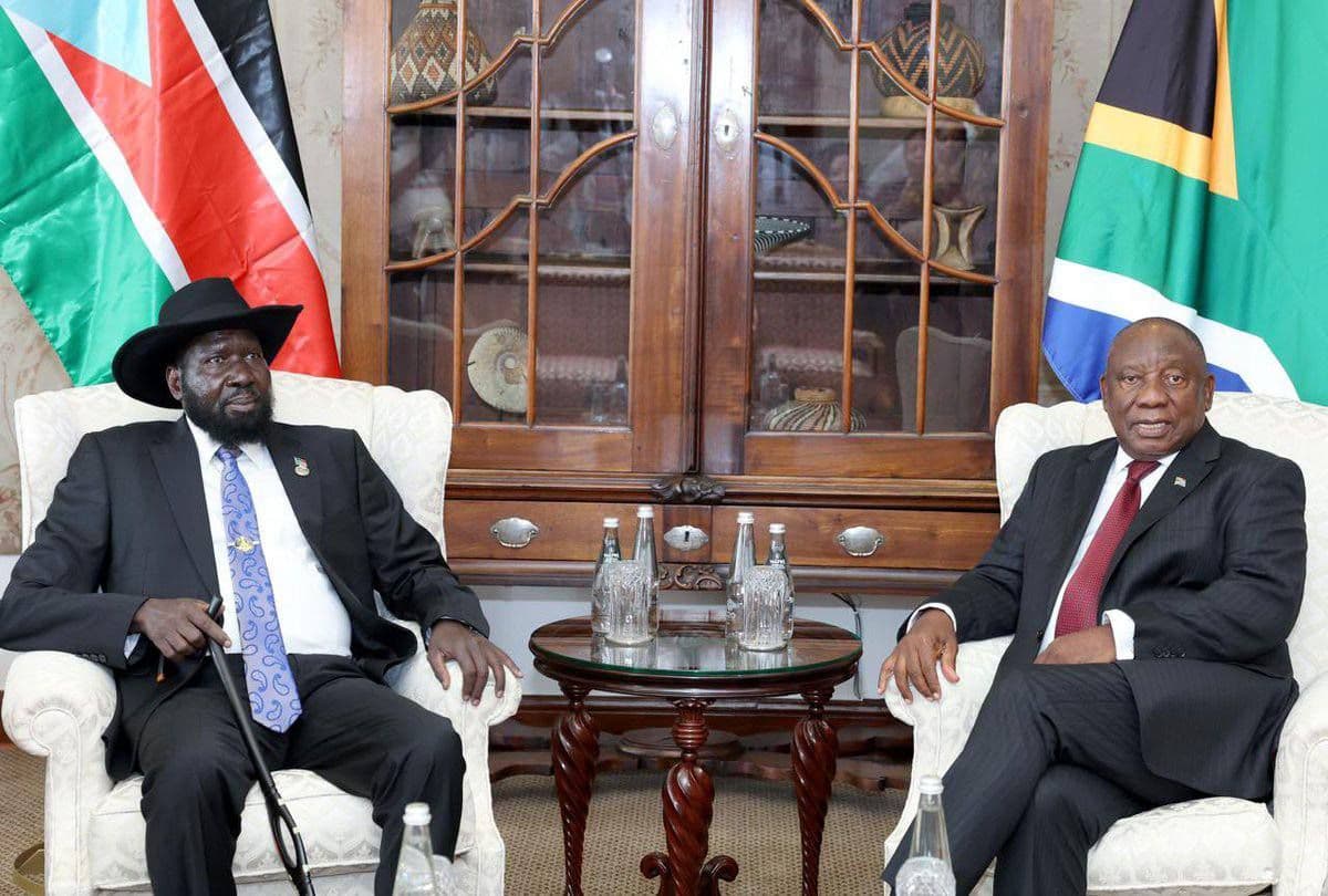 South Sudan Steadfast on December 2026 Elections Schedule, Kiir Tells Ramaphosa