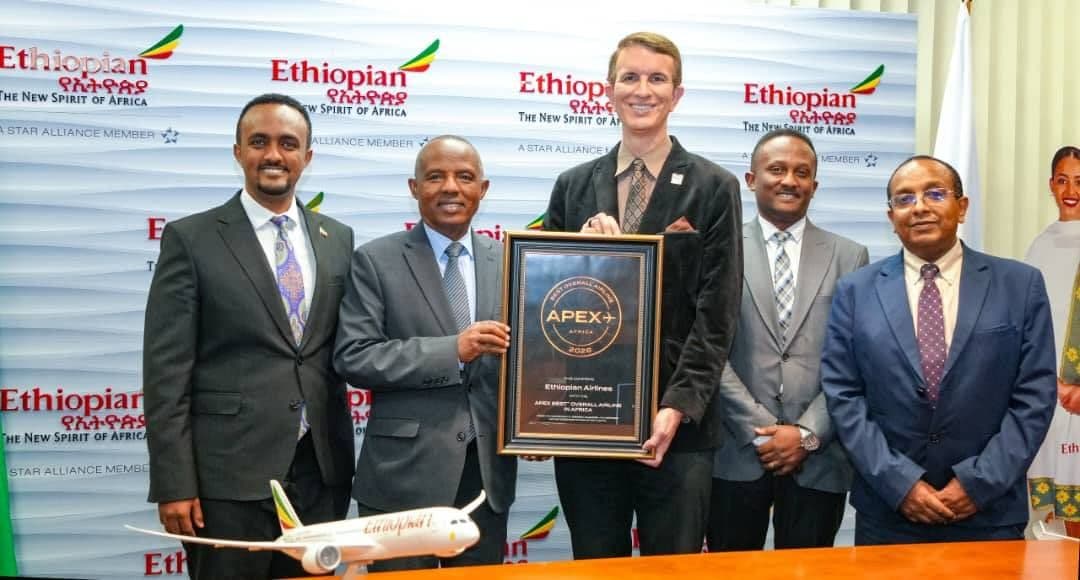 Ethiopian Receives Best Airline in Africa 2026 APEX Passenger Choice Award