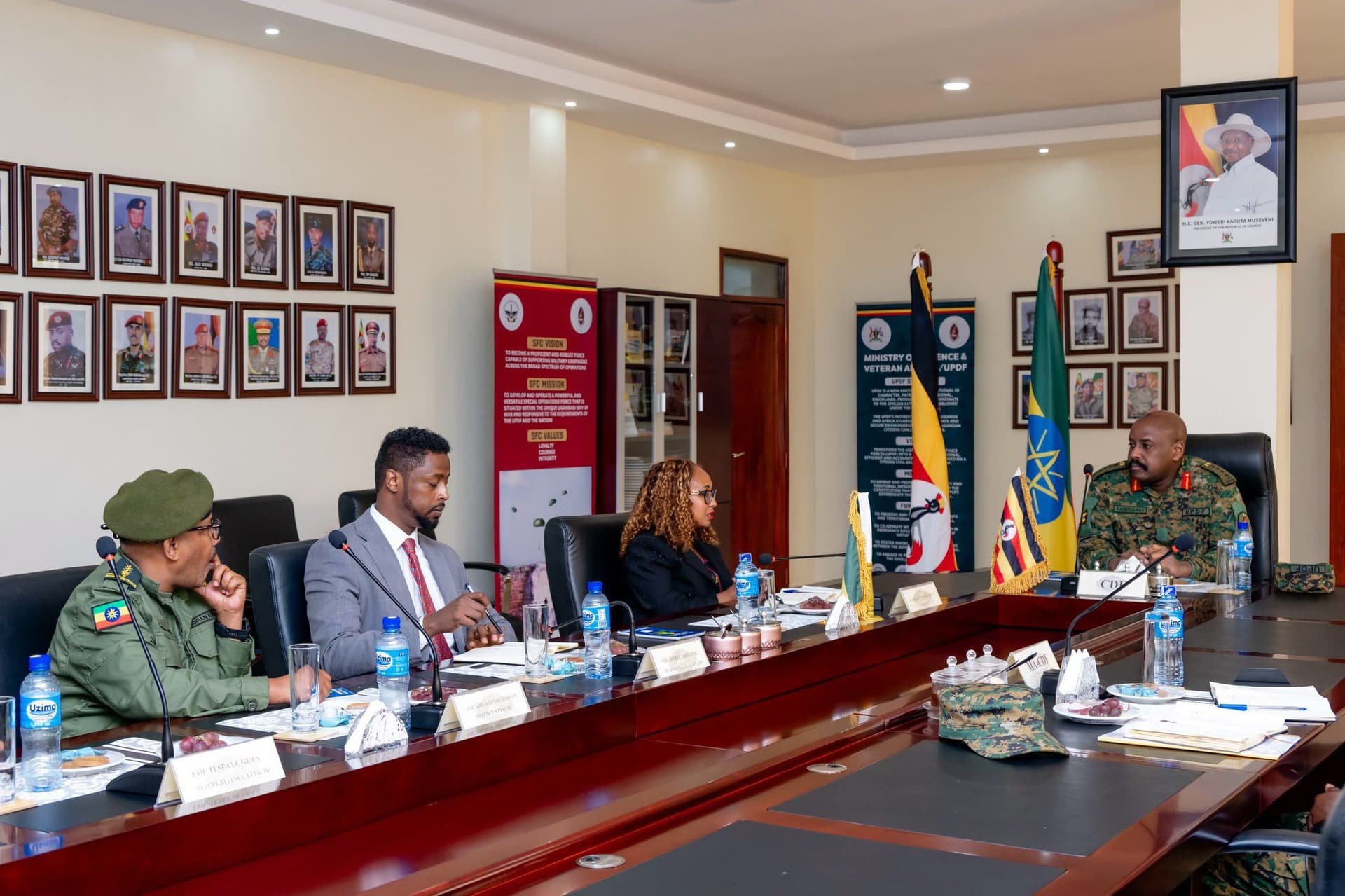 Ethiopia, Uganda Discuss Bilateral Military Cooperation and Regional Security