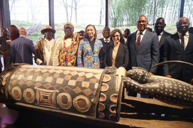 Ivory Coast Welcomes Return of Historic ‘Talking Drum’ from France 