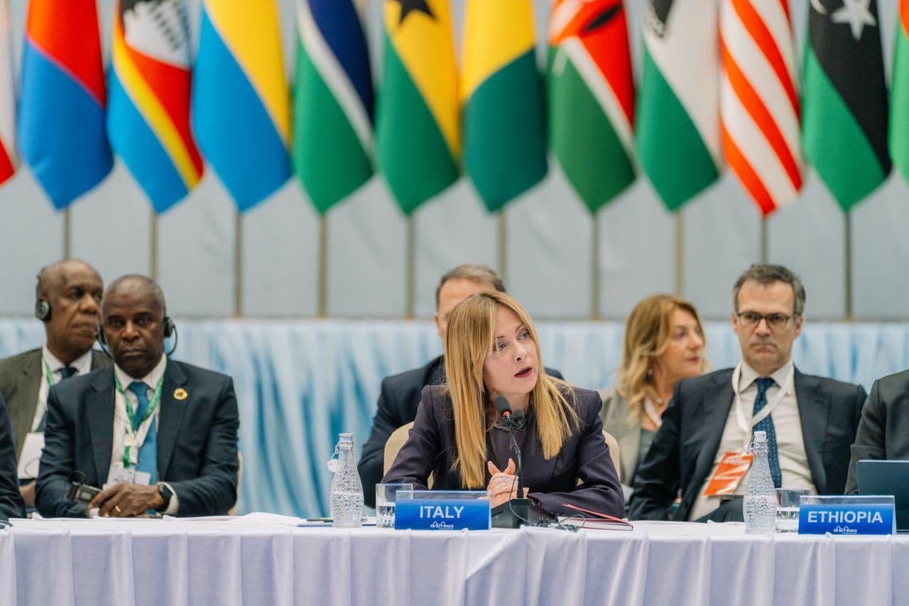 PM Meloni Highlights Italy’s Social Investments at Italy–Africa Summit in Addis Ababa