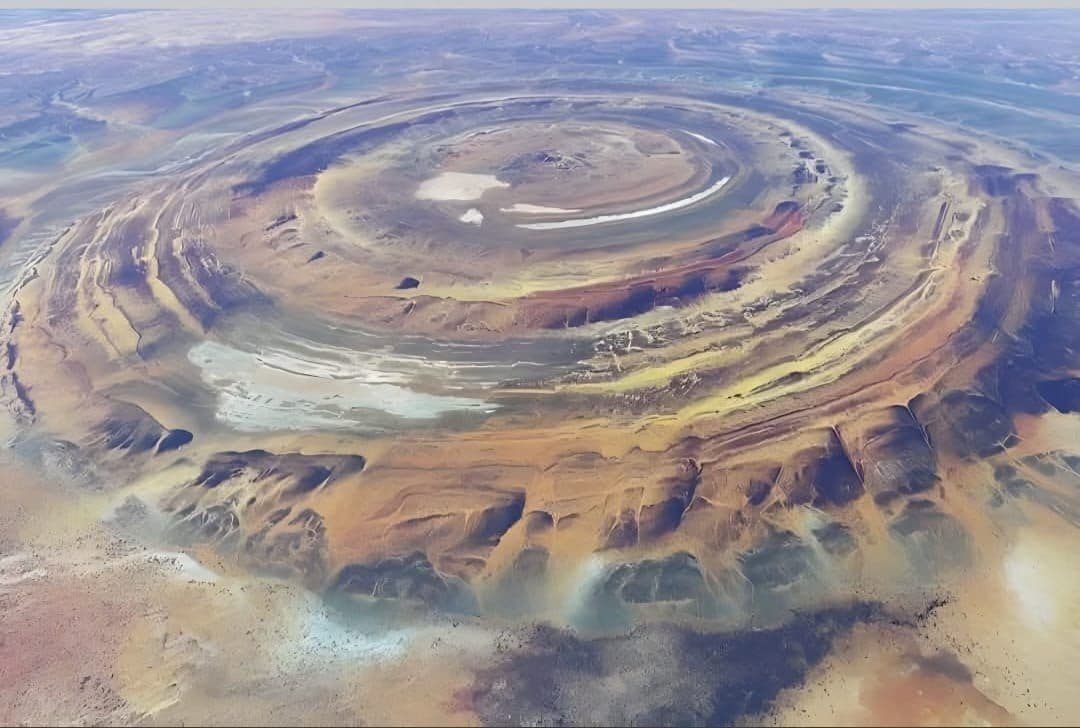 Visible from Space: The Mysterious “Eye of the Sahara”