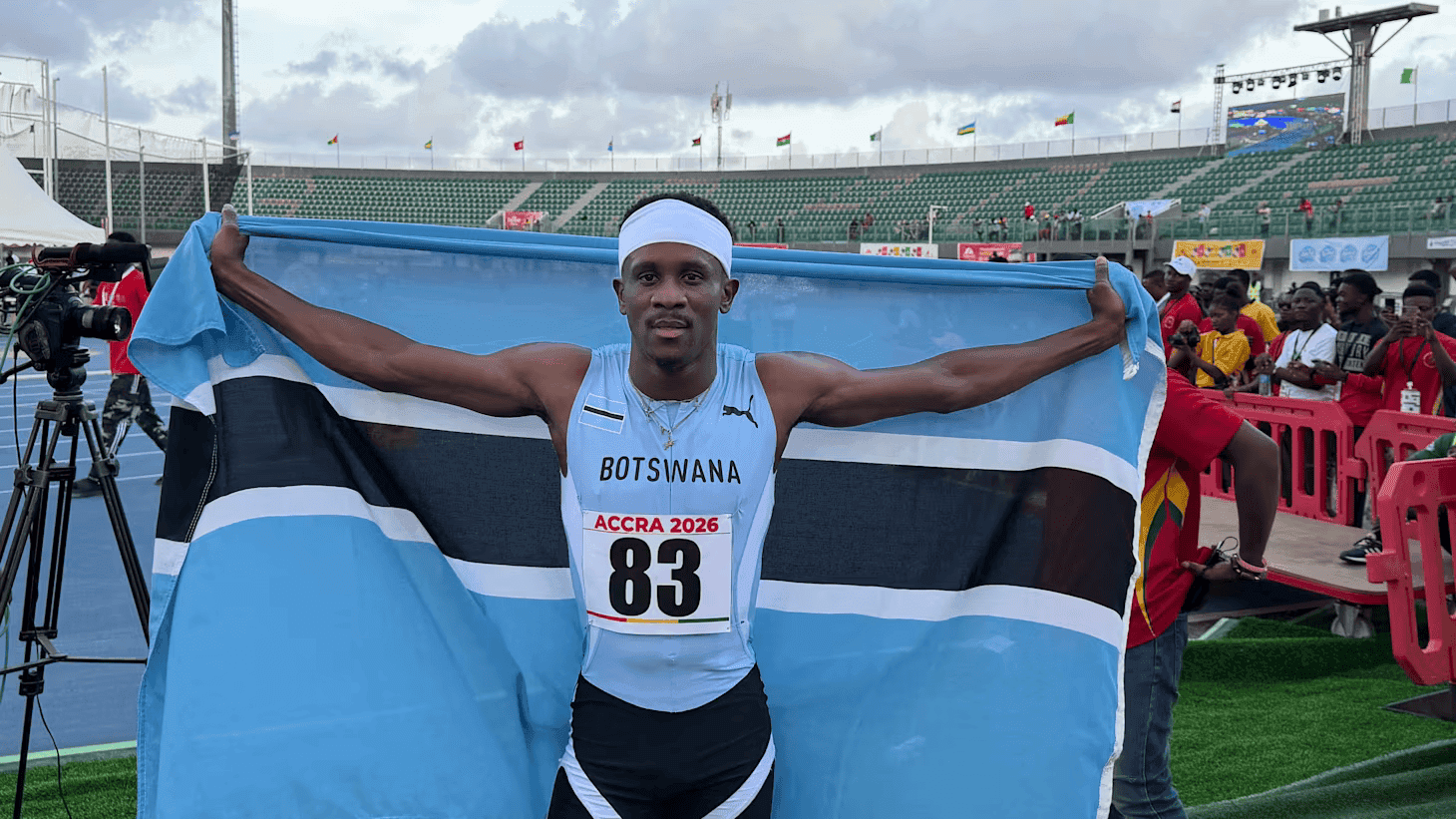 Lee Eppie Leads Botswana Charge as Day 3 Delivers First Medals for Hosts Ghana