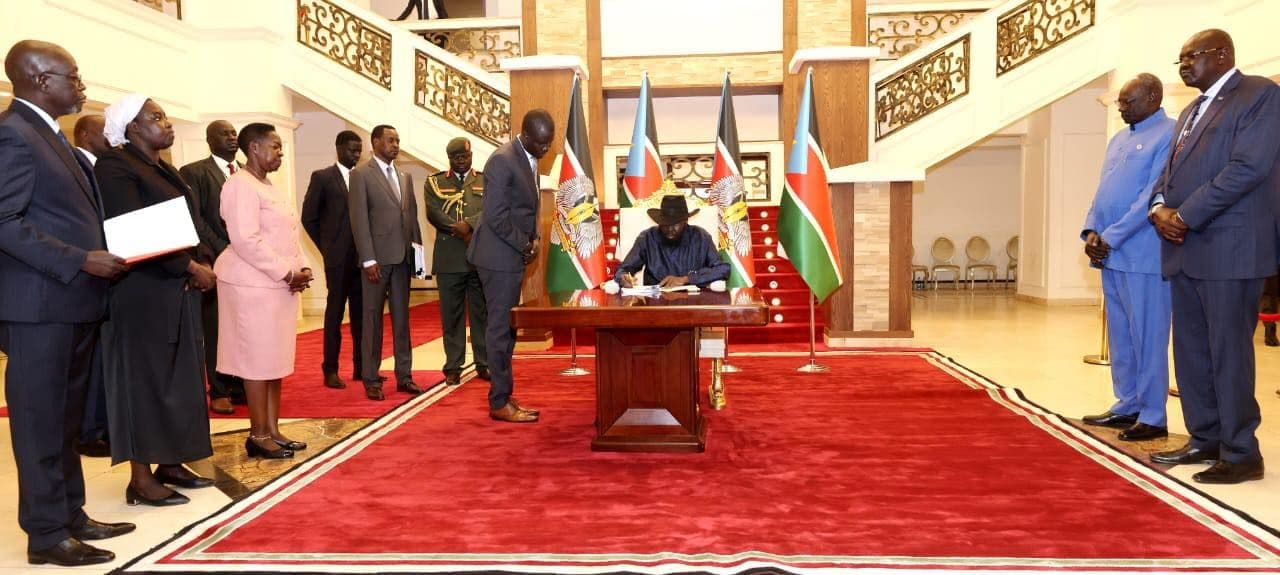South Sudanese President Kiir Signs Landmark Legislation