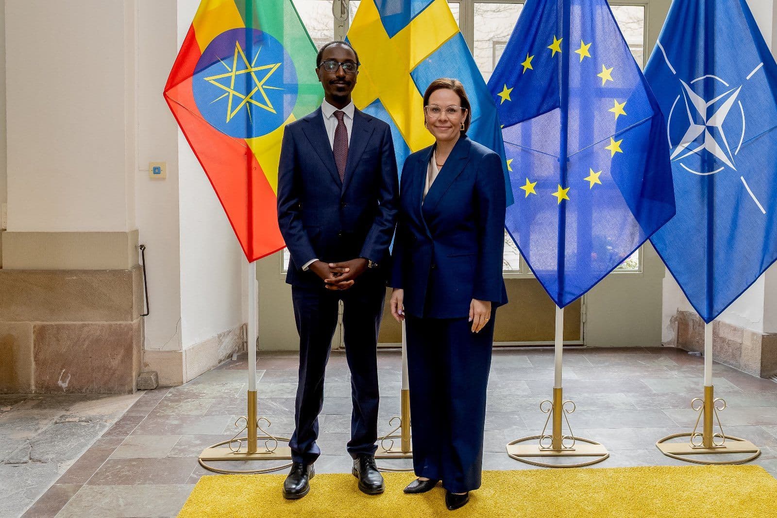 Ethiopian, Swedish FMs Discuss Bilateral, Global Issues in Stockholm
