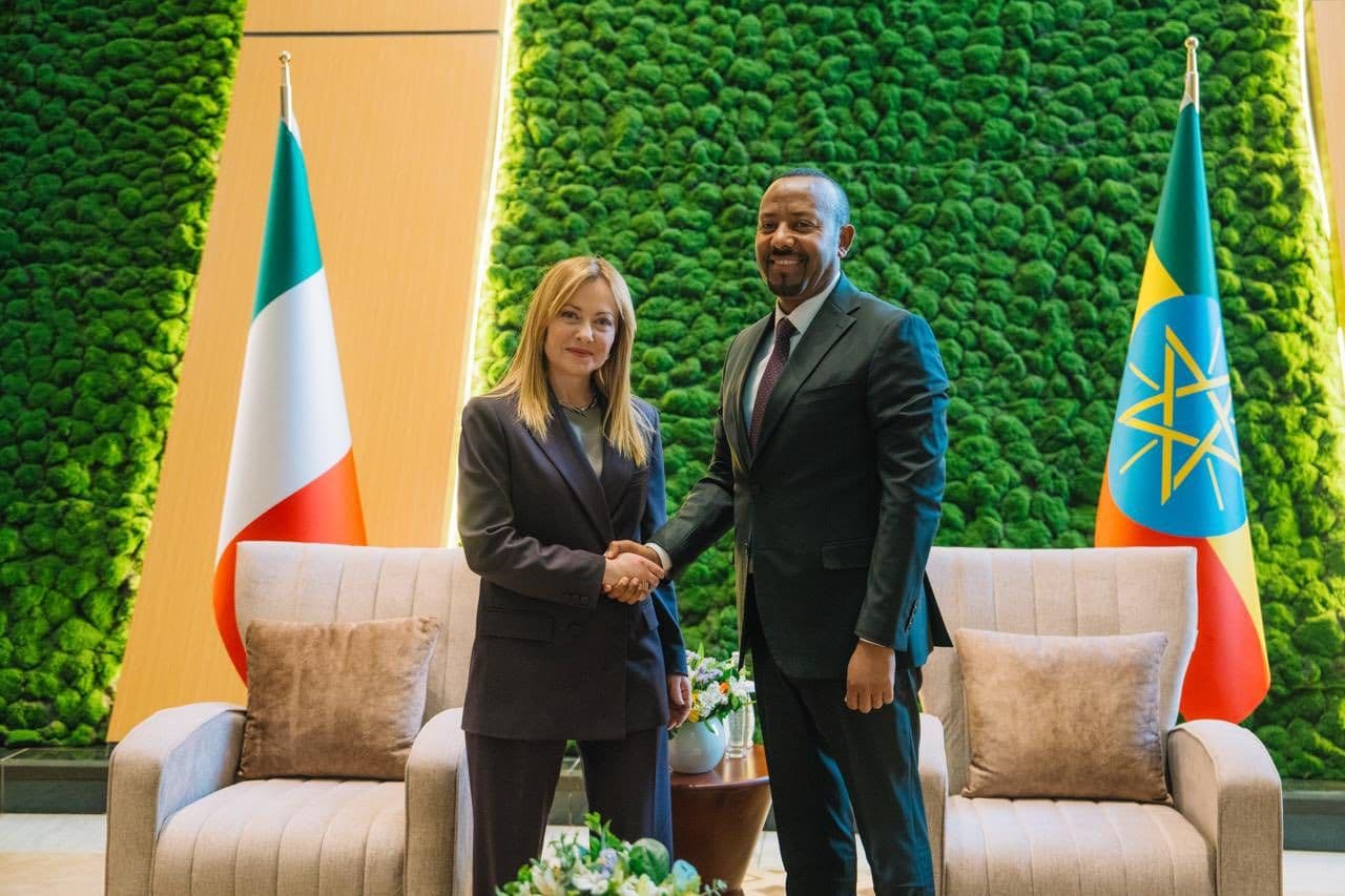 Ethiopia's PM Abiy Welcomes Italian Counterpart Giorgia Meloni for Second Italy–Africa Summit